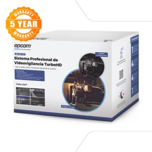 Kit TurboHD 1080p Lite / DVR 4 Canales / 4 Cámaras Bala 2 Megapixel ColorVu / Fuente de Poder / Accesorios de instalación,