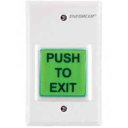 SD-7223GW-LQ Illuminated RTE Single-Gang Wall Plate, Plastic White Plate
